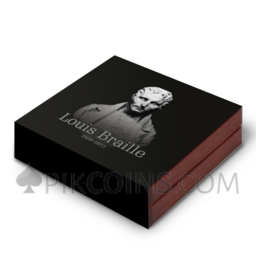 Louis Braille - 2000 Francs CFA 2oz Republic of Cameroon 2024