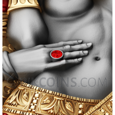 Caesar & Cleopatra - The Power of Love 2000 Francs CFA 2oz Cameroon 2024