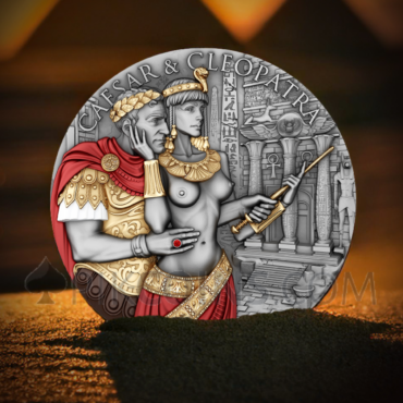 Caesar & Cleopatra - The Power of Love 2000 Francs CFA 2oz Cameroon 2024