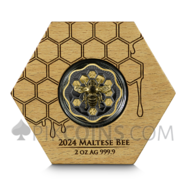Maltese Bee 10€ 2oz Malta 2024