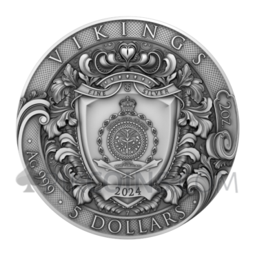 Vikings 5$ 2oz Niue 2024