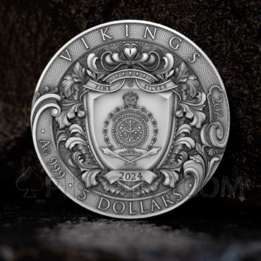 Vikings 5$ 2oz Niue 2024