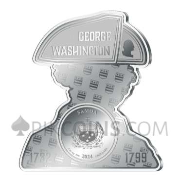 George Washington 5$ 3oz Samoa 2024
