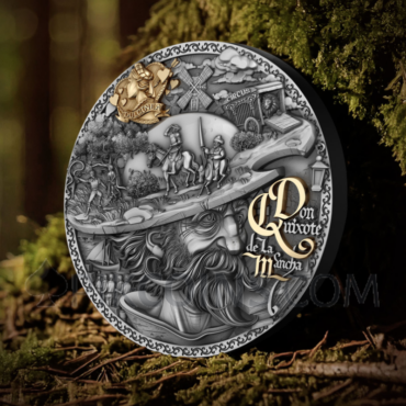 Don Quixote de La Mancha 5$ 2oz Niue 2024