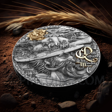 Don Quixote de La Mancha 5$ 2oz Niue 2024