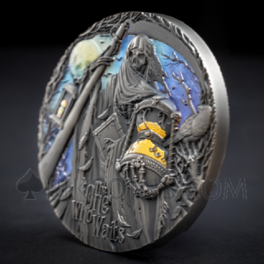 The One Who Waits - Figures of Death 2000 Francs CFA 2oz Cameroon 2024