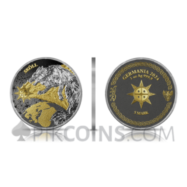 Sköll and Hati Geminus- Ragnarök 2 x 1oz Germania 2024