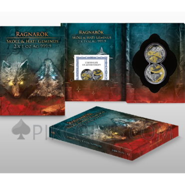 Sköll and Hati Geminus- Ragnarök 2 x 1oz Germania 2024