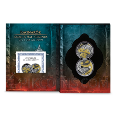 Sköll and Hati Geminus- Ragnarök 2 x 1oz Germania 2024