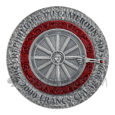 Si Vis Pacem Para Bellum 2oz 2000 Francs CFA Cameroon 2025