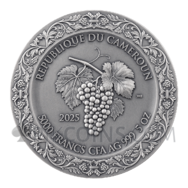 The Bacchanalia - Celestial Beauty 5oz 5000 Francs CFA Cameroon 2025