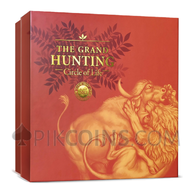 The Grand Hunting - Circle Of Life 1kg 10 000 Francs CFA Cameroon 2025 - Image 3