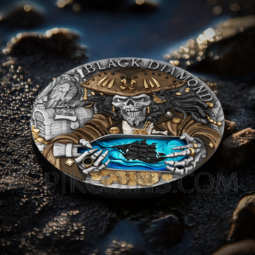 Black Diamond - The Pirates 2oz 5$ Niue 2025
