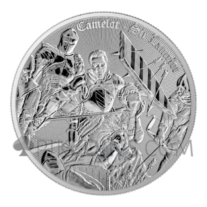 Sir Lancelot - Camelot 1oz 2$ Niue 2024