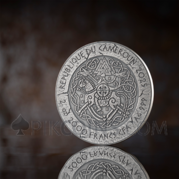 Harald Fairhair - The Way To Valhalla 2oz 2000 Francs CFA Cameroon 2025