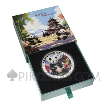 Panda Fan Coin Hua Hua 1oz 2$ Samoa 2025