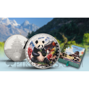 Panda Fan Coin Hua Hua 1oz 2$ Samoa 2025