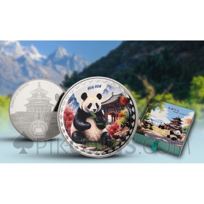 Panda Fan Coin Hua Hua 1oz 2$ Samoa 2025 - Image 5