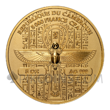 Isis - Gold Grandeur 5oz 5000 Francs CFA Cameroon 2025