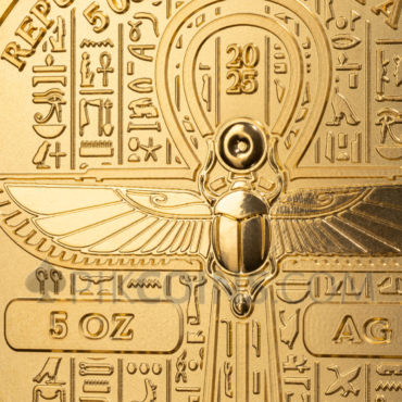 Isis - Gold Grandeur 5oz 5000 Francs CFA Cameroon 2025
