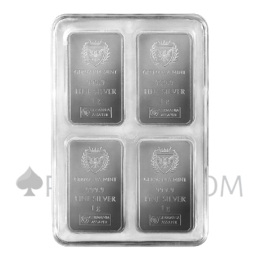 Silver MultiBar 100 x 1g - Germania Mint