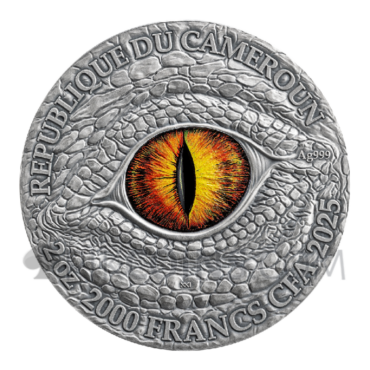Mythical Hydra - The Dragonology 2oz 2000 Francs CFA Cameroon 2025