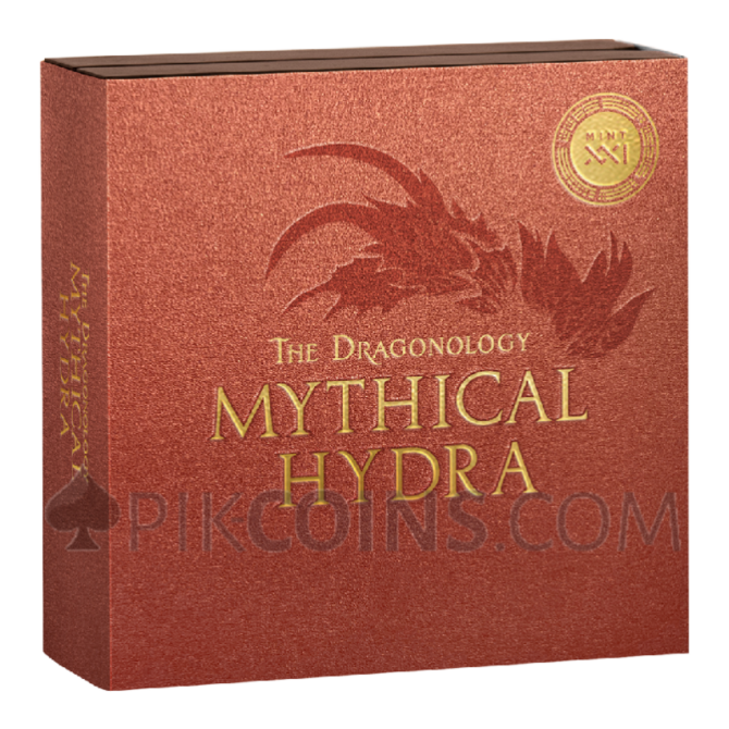 Mythical Hydra - The Dragonology 2oz 2000 Francs CFA Cameroon 2025 - Image 3