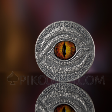 Mythical Hydra - The Dragonology 2oz 2000 Francs CFA Cameroon 2025