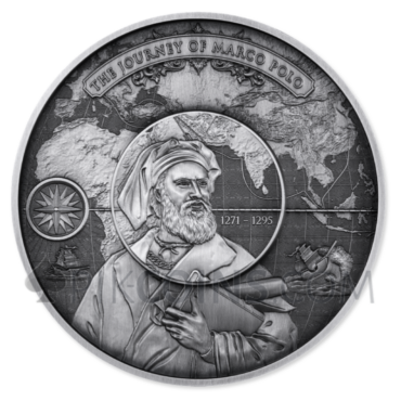 Marco Polo - Puzzle Coin 5oz 250 Francs CFA Djibouti 2025