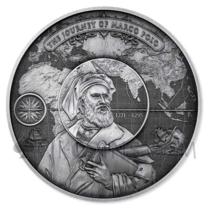 Marco Polo - Puzzle Coin 5oz 250 Francs CFA Djibouti 2025 - Image 4