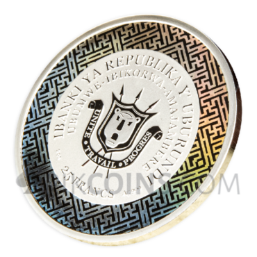 Year Of The Horse - Silver With Jade 2oz 25 Francs CFA Burundi 2026