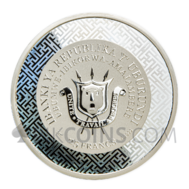 Year Of The Horse - Silver With Jade 2oz 25 Francs CFA Burundi 2026
