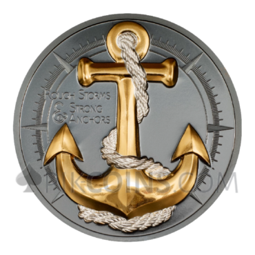 Anchor Rough Storms - The Journey 2oz 10$ Cook Islands 2025