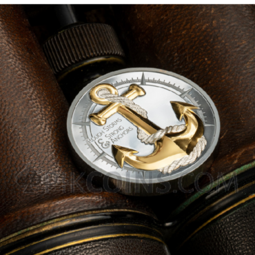 Anchor Rough Storms - The Journey 2oz 10$ Cook Islands 2025
