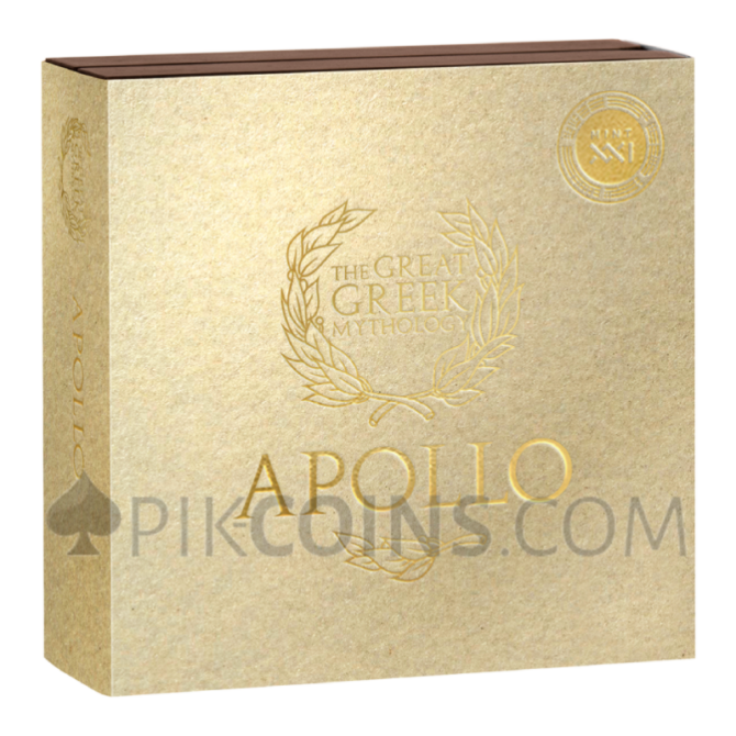 Apollo - Great Greek Mythology 2oz 2000 Francs CFA Cameroon 2025 - Image 3