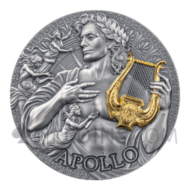 Apollo - Great Greek Mythology 2oz 2000 Francs CFA Cameroon 2025