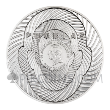Arachnophobia - Phobias 2oz 10$ Cook Islands 2025