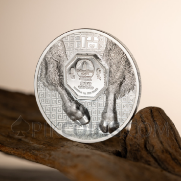 Bison - Wild Mongolia 1oz 500 Togrog Mongolia 2025