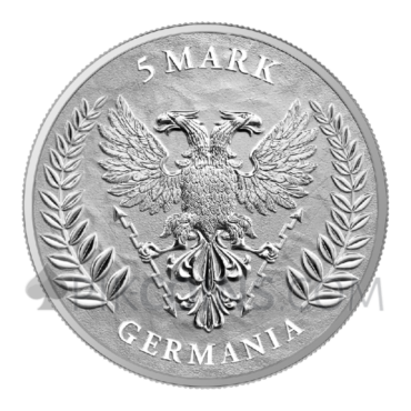 Germania 1oz 5 Mark Silver BU 2025