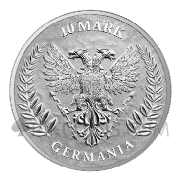 Germania 2oz 10 Mark Silver BU 2025