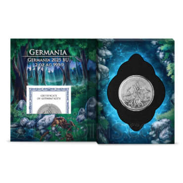 Germania 2oz 10 Mark Silver BU 2025