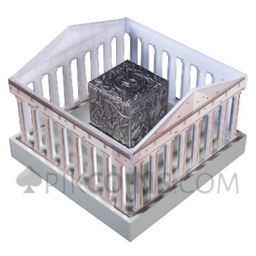 Greek Gods Silver Cube 1kg 500 Francs CFA Burundi 2025