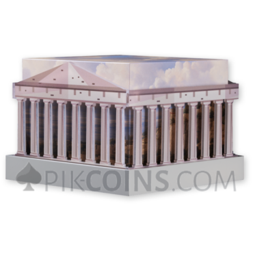 Greek Gods Silver Cube 1kg 500 Francs CFA Burundi 2025
