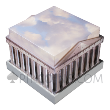 Greek Gods Silver Cube 1kg 500 Francs CFA Burundi 2025