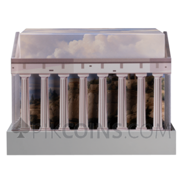 Greek Gods Silver Cube 1kg 500 Francs CFA Burundi 2025