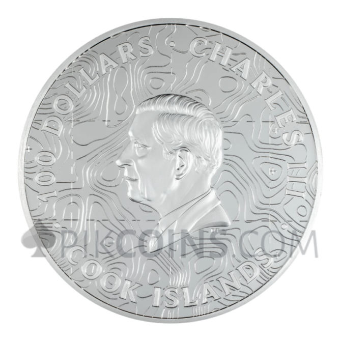 Hawaii Kilo Edition - Topography 1kg 100$ Cook Islands 2025 - Image 3