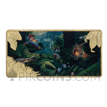 Jungle At Night 3oz 50 Francs CFA Burundi 2025