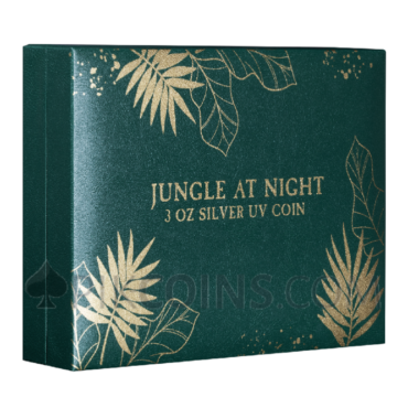 Jungle At Night 3oz 50 Francs CFA Burundi 2025
