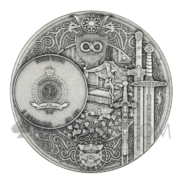 The Lady Of The Lake - The Witcher 2oz 5$ Niue 2024