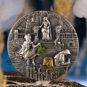 The Lady Of The Lake - The Witcher 2oz 5$ Niue 2024